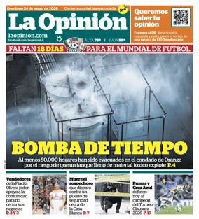 Cover of La Opinion
