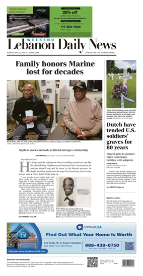 Cover of Lebanon Daily News