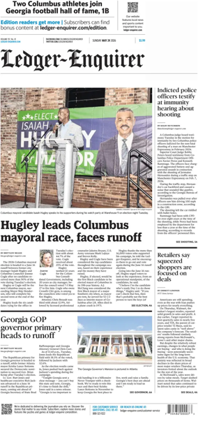 Cover of Ledger-Enquirer (Sunday)