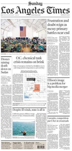 Cover of Los Angeles Times (Sunday)