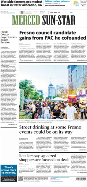 Cover of Merced Sun-Star (Weekend)