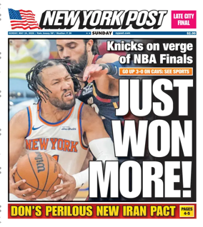 Cover of New York Post