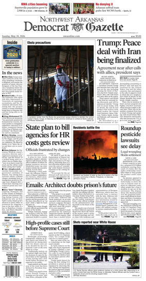 Cover of Northwest Arkansas Democrat-Gazette