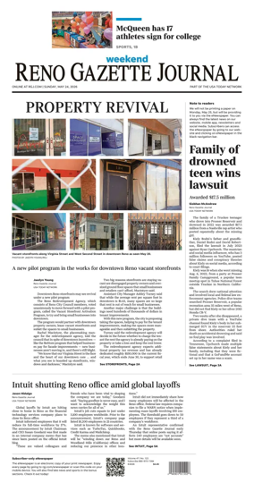 Cover of Reno Gazette Journal