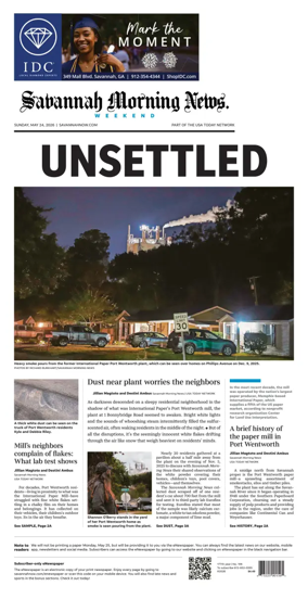 Cover of Savannah Morning News