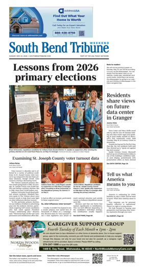 Cover of South Bend Tribune