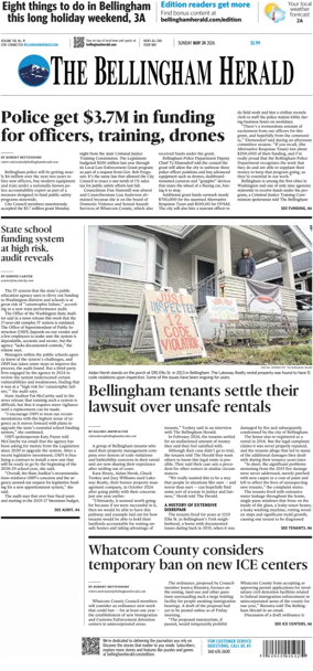 Cover of The Bellingham Herald (Sunday)