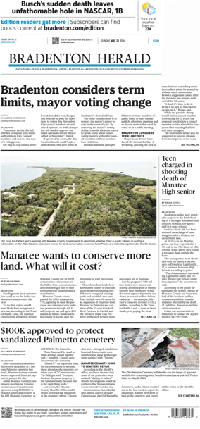 Cover of The Bradenton Herald (Sunday)
