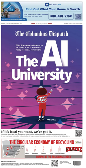 Cover of The Columbus Dispatch