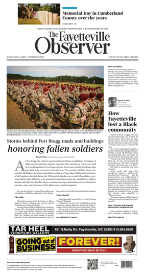 Cover of The Fayetteville Observer