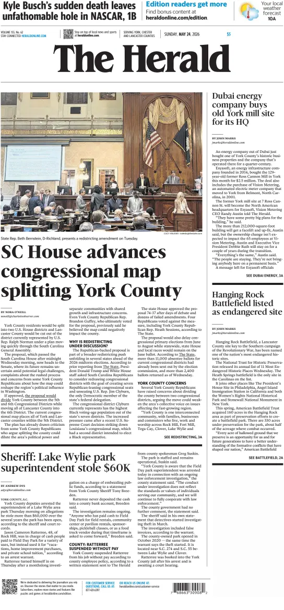 Cover of The Herald (Rock Hill)