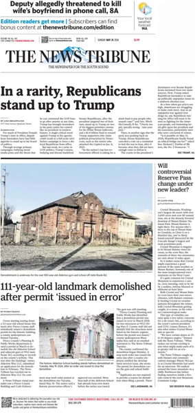 Cover of The News Tribune