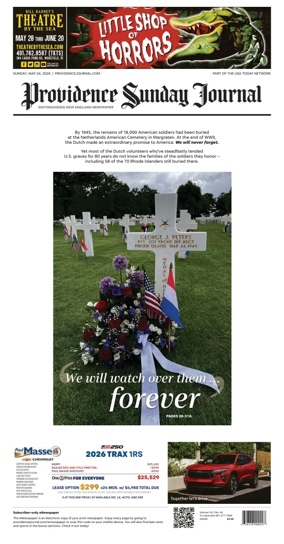 Cover of The Providence Journal