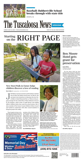 Cover of The Tuscaloosa News