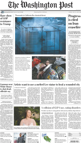 Cover of The Washington Post Sunday