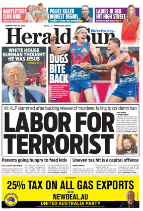 Cover of Herald Sun