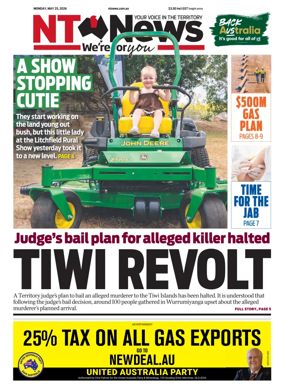 Cover of NT News