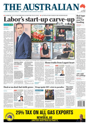 Cover of The Australian