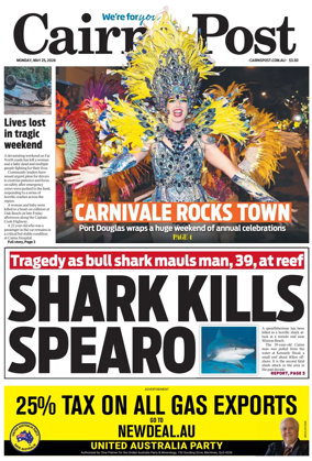 Cover of The Cairns Post