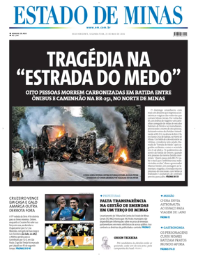 Cover of Estado de Minas (Brazil)