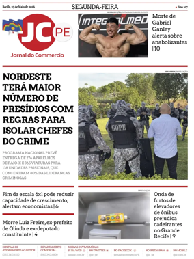 Cover of Jornal do Commercio