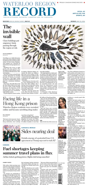 Cover of Waterloo Region Record