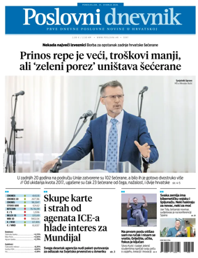 Cover of Poslovni Dnevnik
