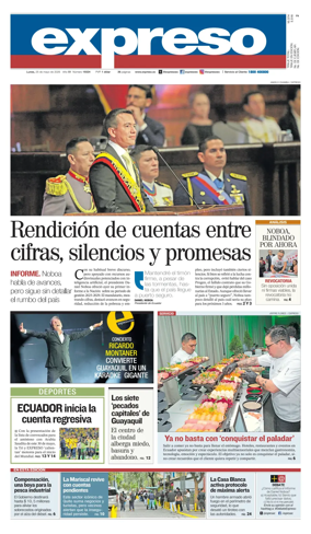Cover of Diario Expreso