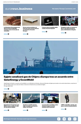 Cover of Euronews Business (Spanish) Compiled Edition