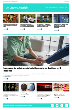 Cover of Euronews Health (Spanish) Compiled Edition