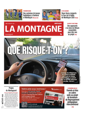Cover of La Montagne (Montlucon)