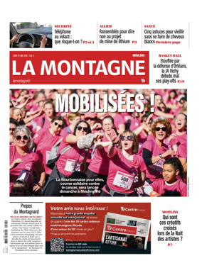 Cover of La Montagne (Moulins)