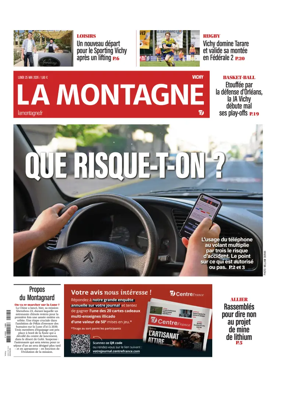 Cover of La Montagne (Vichy)