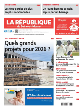 Cover of La Republique de Seine-et-Marne (Edition A-B)