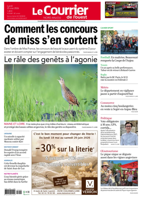 Cover of Le Courrier de l’Ouest (Nord Anjou)