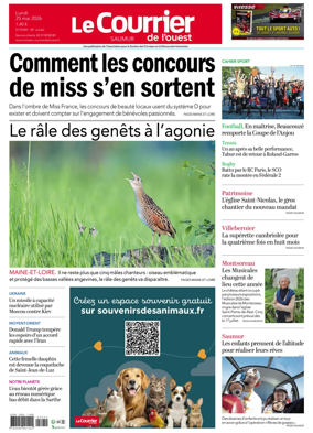 Cover of Le Courrier de l’Ouest (Saumur)