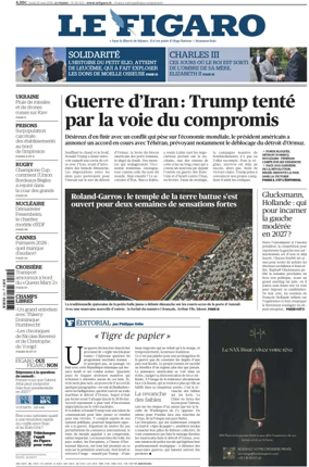 Cover of Le Figaro