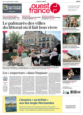 Cover of Ouest France (Auray)