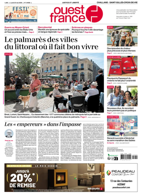 Cover of Ouest France (Challans / Saint-Gilles-Croix-de-Vie)