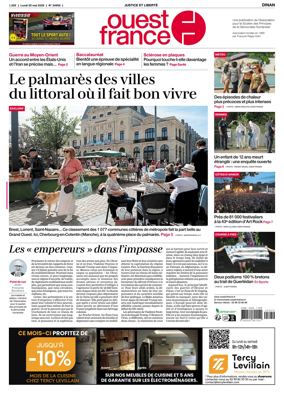 Cover of Ouest France (Dinan)
