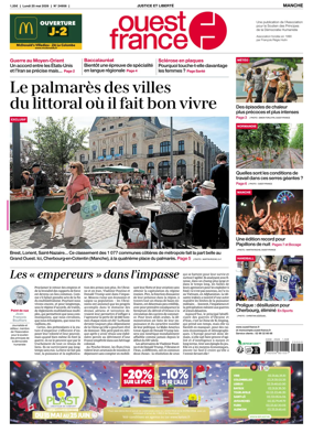 Cover of Ouest France (Manche)
