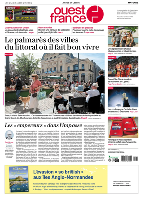 Cover of Ouest France (Mayenne)
