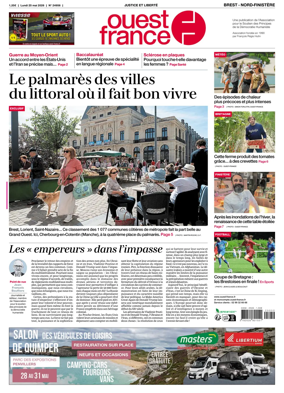 Cover of Ouest France (Nord-Finistere)