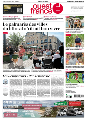 Cover of Ouest-France (Quimperle Concarneau)