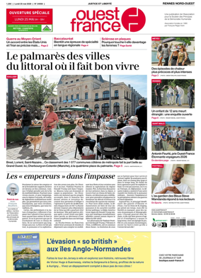Cover of Ouest-France (Rennes Nord-Ouest)