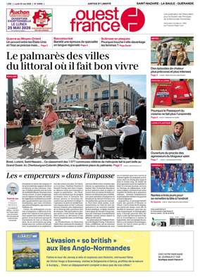 Cover of Ouest France (Saint-Nazaire La Baule Guerande)