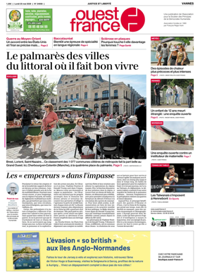 Cover of Ouest France (Vannes)
