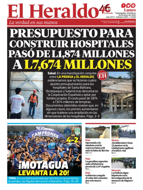 Cover of Diario El Heraldo