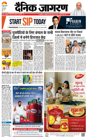 Cover of Dainik Jagran - Silliguri