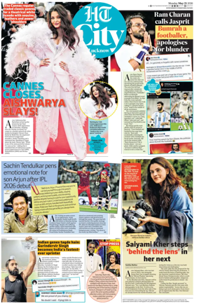Cover of Hindustan Times (Lucknow) - Live